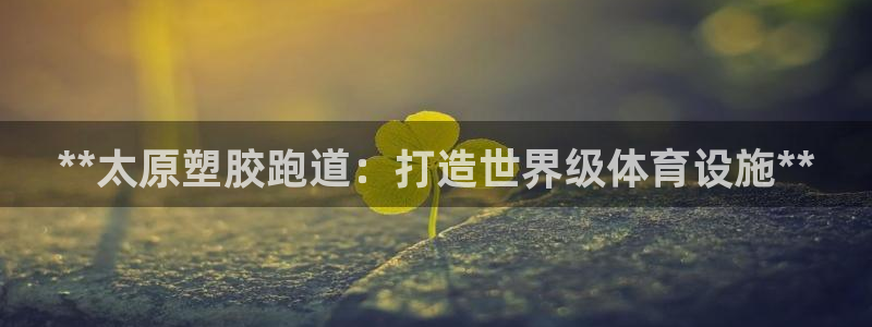 红足1世足球比分：**太原塑胶跑道：打造世界级体育设施**