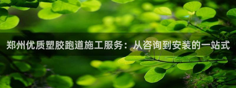 百度红足一1世：郑州优质塑胶跑道施工服务：从咨询到安装的一站式