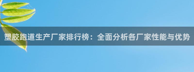 红足一1世官网：塑胶跑道生产厂家排行榜：全面分析各厂家性能与优势