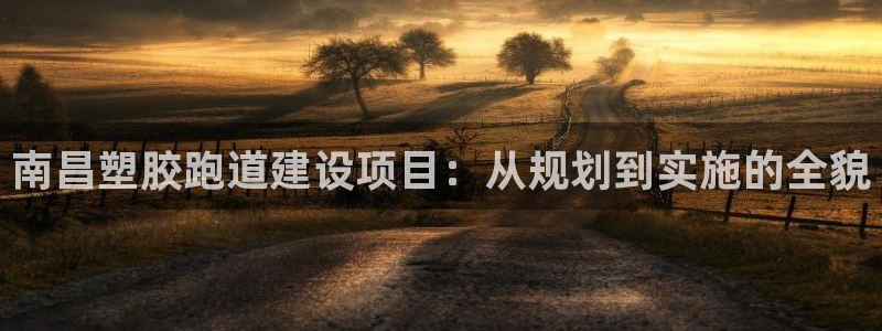 红足一1世官网足球推荐真人：南昌塑胶跑道建设项目：从规划到实施的全貌
