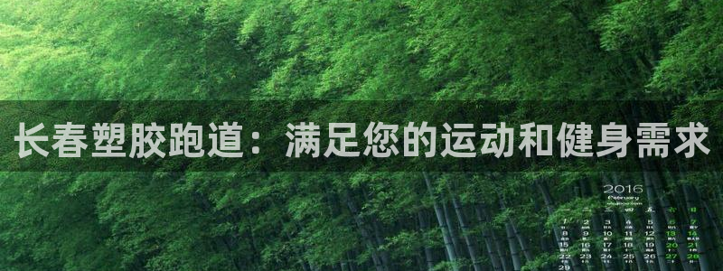 红足1世手机板：长春塑胶跑道：满足您的运动和健身需求
